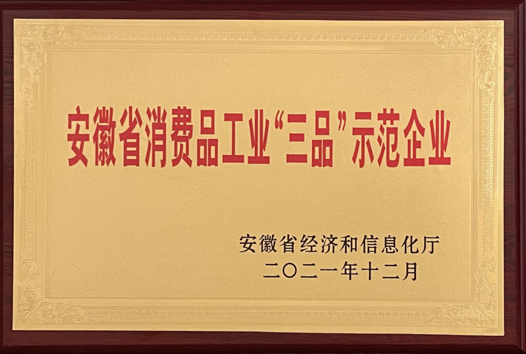 Zhaoke-Hefei was honoured with the award of “2021 Anhui Provincial Role Model Enterprise in Consumer Products Industry”