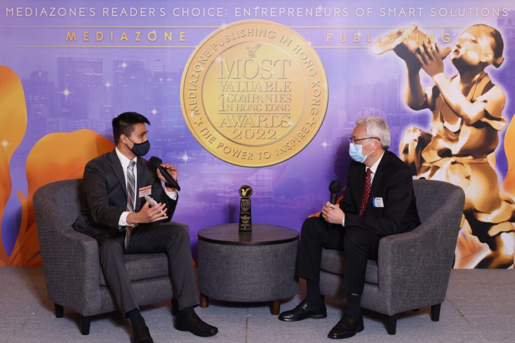 Dr. LI Xiao Yi Benjamin, the Founder of Lee’s Pharm was interviewed by Mediazone Group during “Most Valuable Companies in Hong Kong 2022 Awards” Ceremony